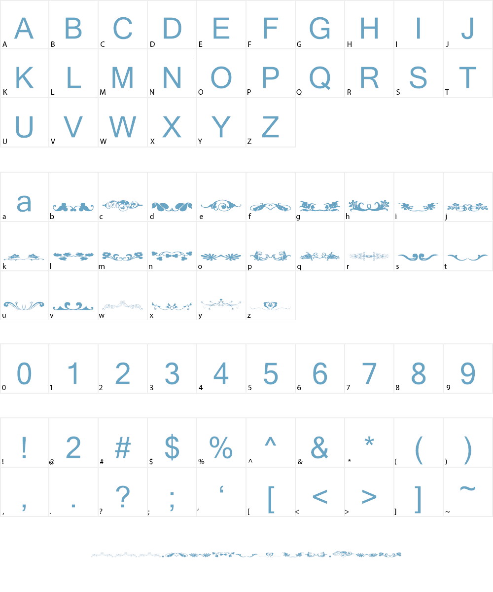 Sughayer Separates 1 Font Character